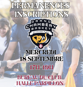 Permanences Inscriptions